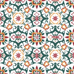 Colorful Patterned Tile Design