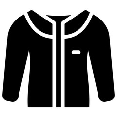 jacket solid icon