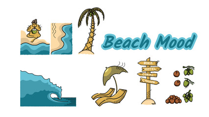 Mood at the beach collection