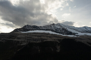 Obraz premium Aerial view of Yoho National Park Valley