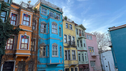 Obraz premium Istanbul city Balat surroundings and various street images