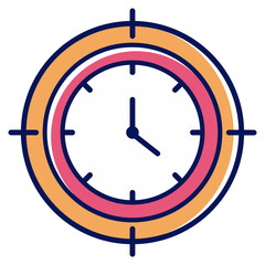 clock flat icon