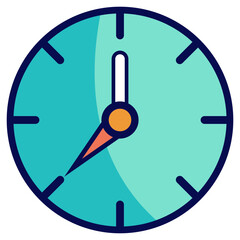 clock flat icon
