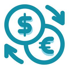 exchange icon for illustration