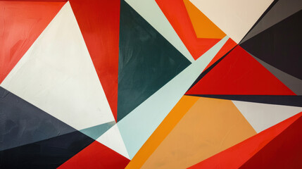 Discover the modern elegance of abstract geometry, where bold lines and sharp angles converge to form a visually striking composition
