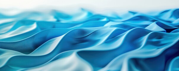 A blue and white wave pattern. The blue and white colors are very vibrant and the wave pattern is very dynamic