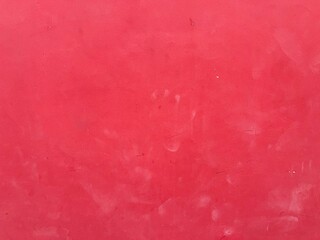 Background and texture of red cement wall with palm and finger prints