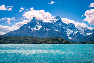 Fototapeta premium Torres del Paine National Park, in Chilean Patagonia