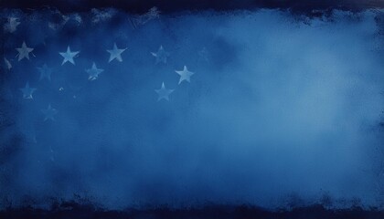 blue background with vintage texture old blue paper with dark grunge border july 4th color