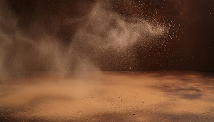abstract brown grunge background with dust