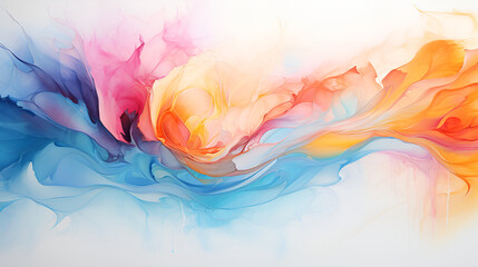 Obraz premium abstract colorful background with waves