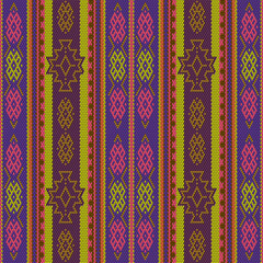   Pattern, ornament,  tracery, mosaic ethnic, folk, national, geometric  for fabric, interior, ceramic, furniture in the Latin American style.