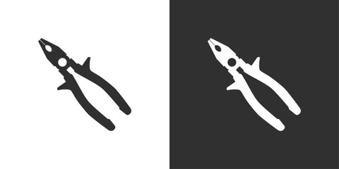 Closed pliers sign icon vector illustration design