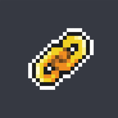 golden chain in pixel art style