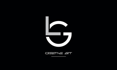 GL, LG, G, L abstract letters logo monogram