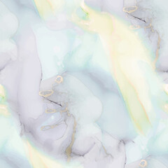 Marble Water Color. Luxury Abstract Painting.