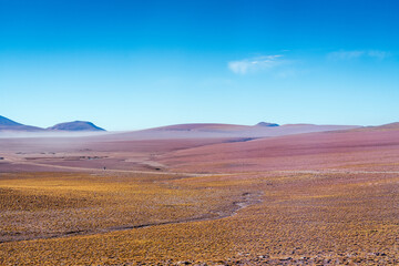 desert landscape of the highlands of Chile