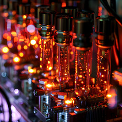 Glowing Circuits of Technological Innovation and Advancement