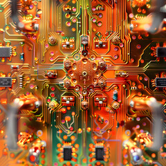 Intricate Circuitry of Advanced Digital Technology and Computing Innovations