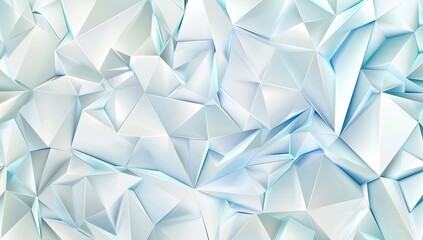 Fototapeta premium Glittering Ice-Like Blue Crystal Pattern