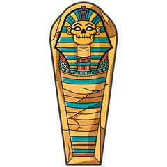 Egyptian mummy casket