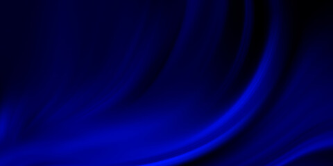 Sea Wave Abstract Navy Blue Black Neon Pattern Moon Light Silk Wavy Dark Texture Night Beach Party Background 