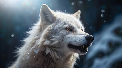 Obraz premium wolf in the snow