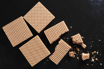 Wafers whole and broken