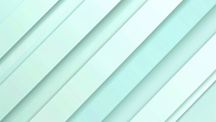 Obraz premium Abstract Teal and White Geometric Pattern