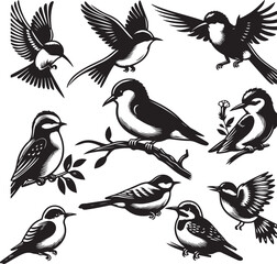 Obraz premium bird vectore illastration