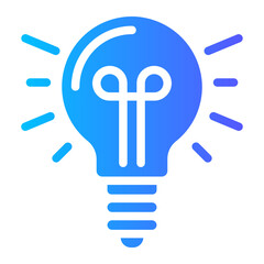Fototapeta premium idea gradient icon