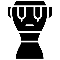 djembe solid icon