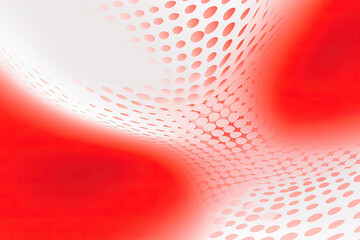 Obraz premium Dynamic Contrast: Red and White Backgrounds for Visual Impact