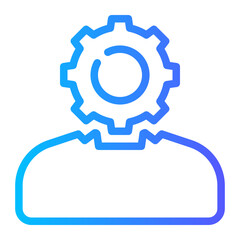 strategic consulting gradient icon