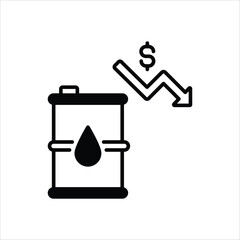 Oil Price vector icon