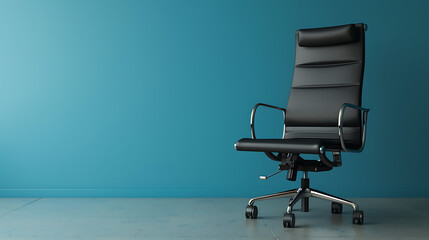 Office chair, minimal background, Important furniture for business