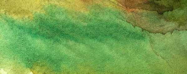 green abstract watercolor background