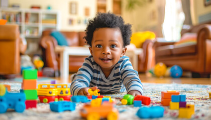 Happy child having fun at school. Child and school.