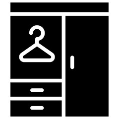 wardrobe solid icon