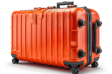 Transparent Background with Isolated Orange,
A piece of luggage sitting on top of a tiled floor generative ai image

