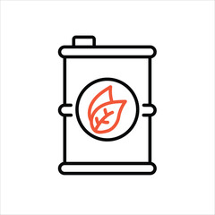 Biofuel vector icon