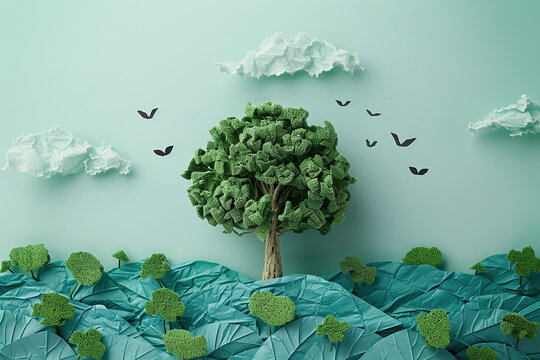 World environment and earth day, concept with eco friendly enviroment. World environment day 5th june