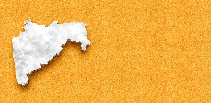 maharashtra map 3d