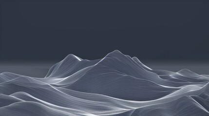 Modern Wavy Lines in Abstract Design