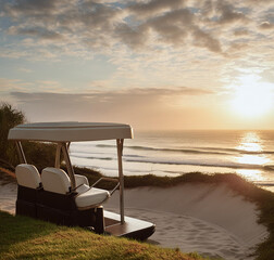 golf club on the beach