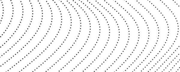 Halftone monochrome background with flowing dots