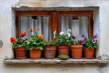Home interior with several potted plants professional photography