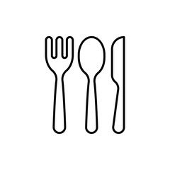 Cutlery vector icon