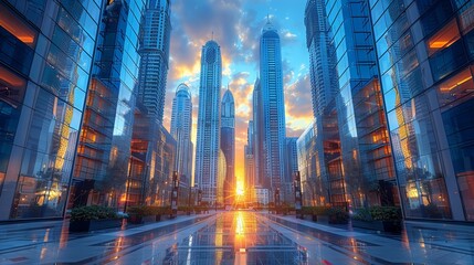 Scenery and atmosphere in the capital