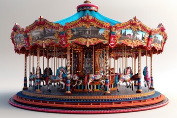 carousel music box toy professional photography